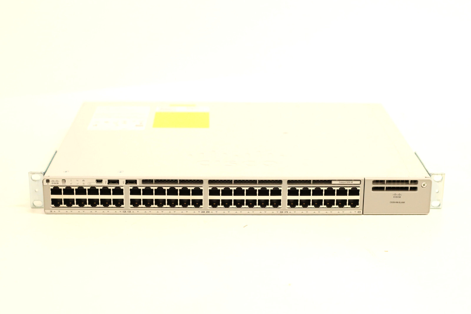 Cisco Catalyst C9200 48-Port Gigabit Network Switch W/2xPSU P/N: C9200-48T-E V01