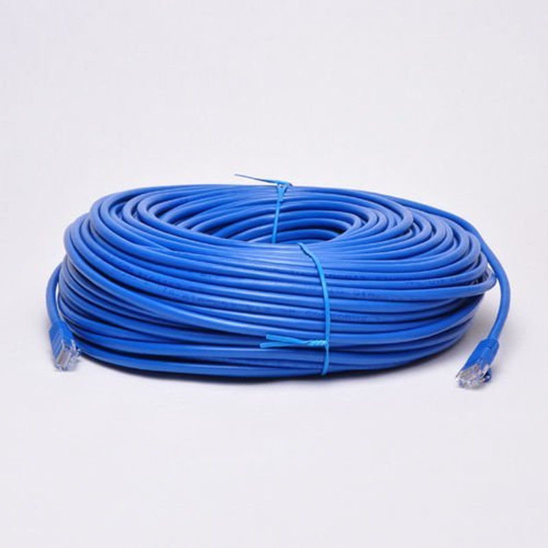 New 300Ft Blue RJ45 CAT6 Ethernet LAN Network Internet Computer Solid W