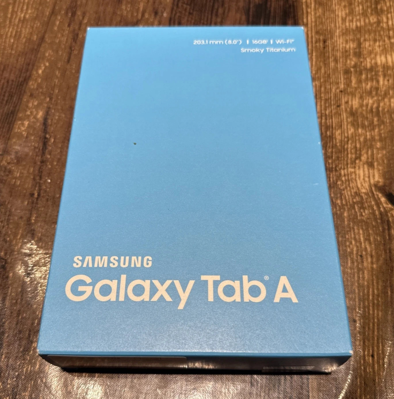 NEW UNUSED - Samsung Galaxy TabA SM-T350 16GB, Wi-Fi, 8.1in - Smokey Titanium
