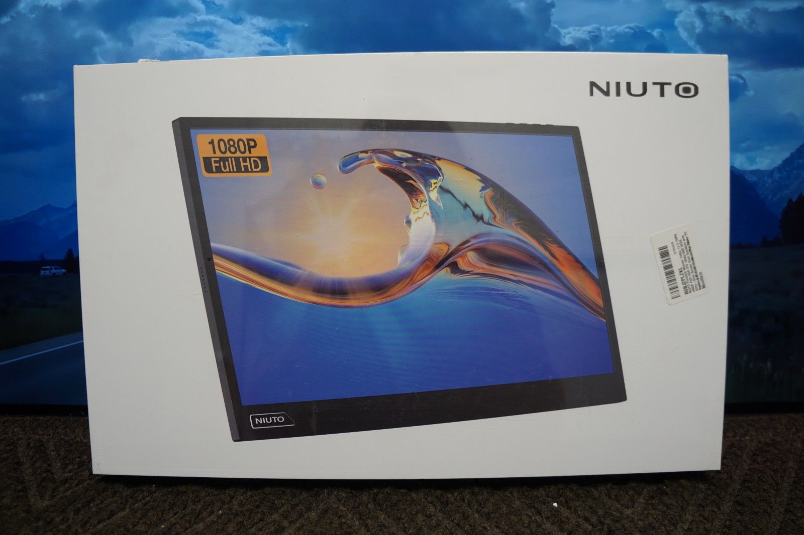 NIUTO Portable Monitor 15.6" 1080p IPS 72 sRGB FHD FreeSync Vesa HDMI NEW