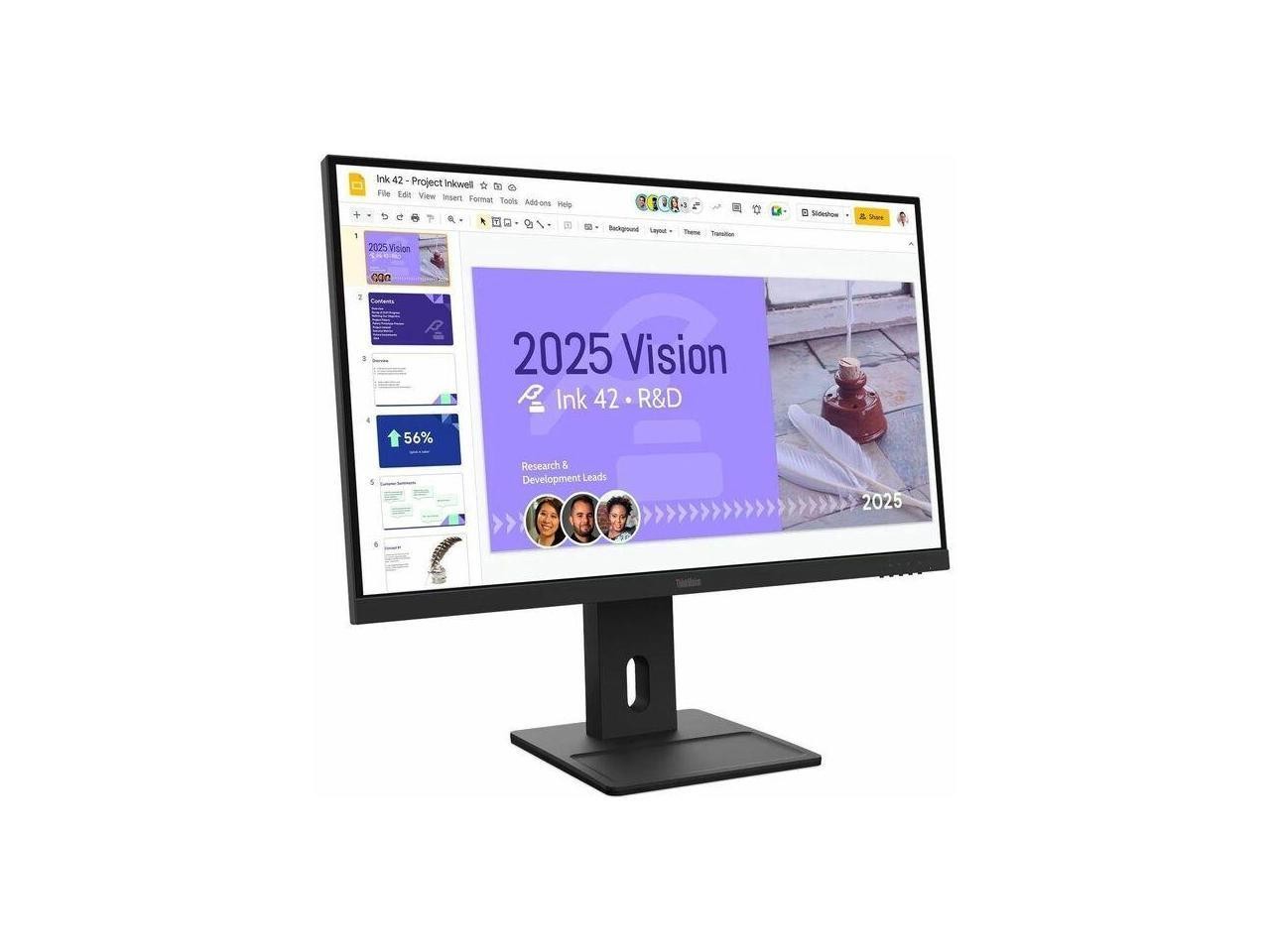 Lenovo ThinkVision E27Q-40 27" Class WQHD LED Monitor - 16:9 - 27" Viewable - IP