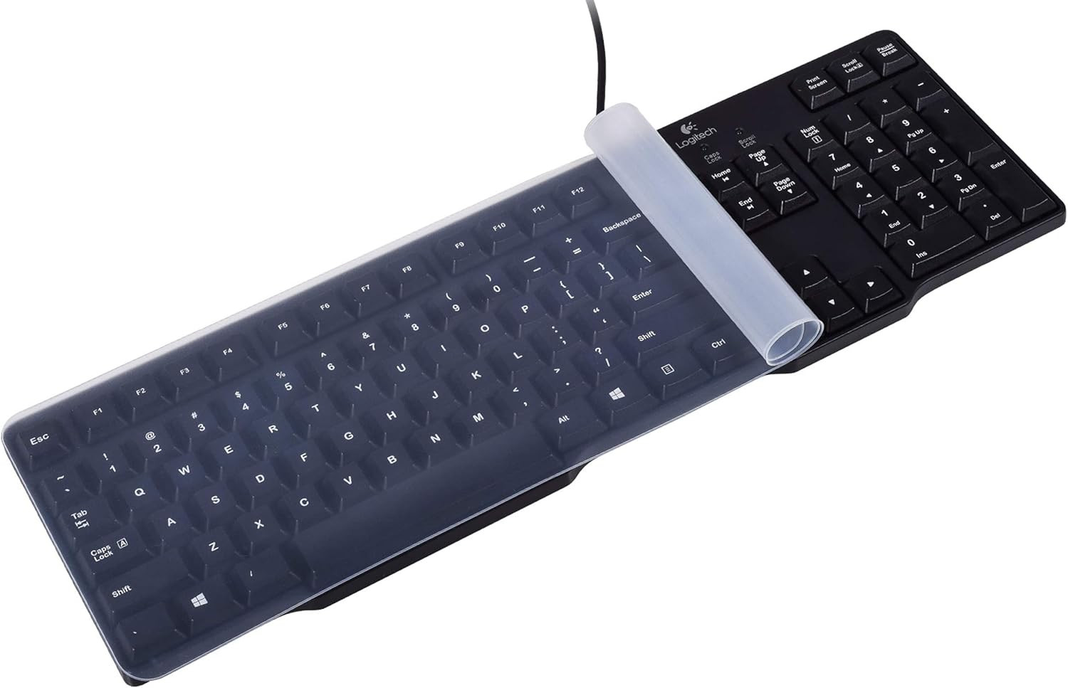 Universal Clear Waterproof Anti-Dust Silicone Keyboard Protector Cover Skin