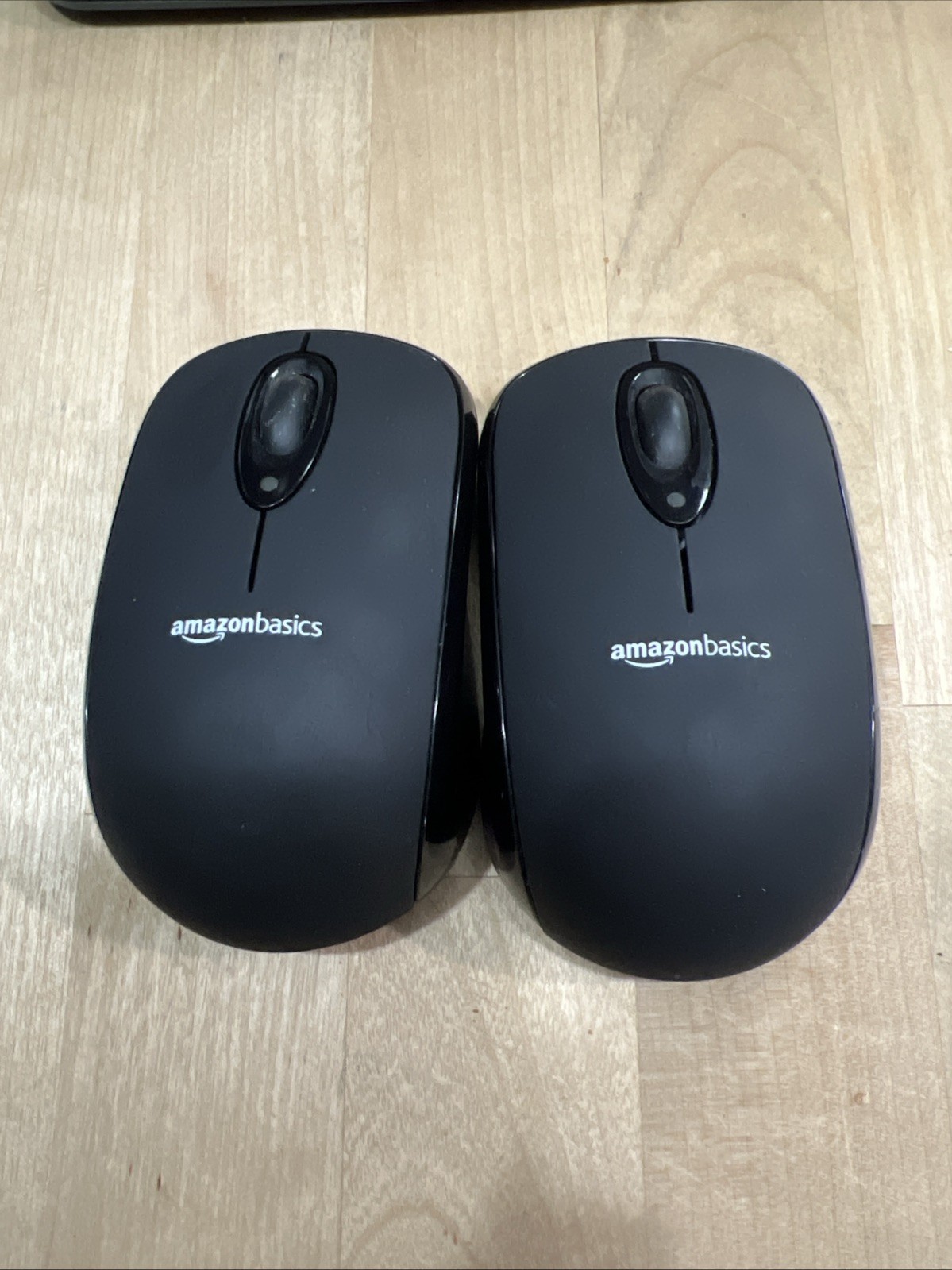 Genuine Amazon Basics (MG-0975)Black Wireless Computer Mouse W/ Bluetooth Pair