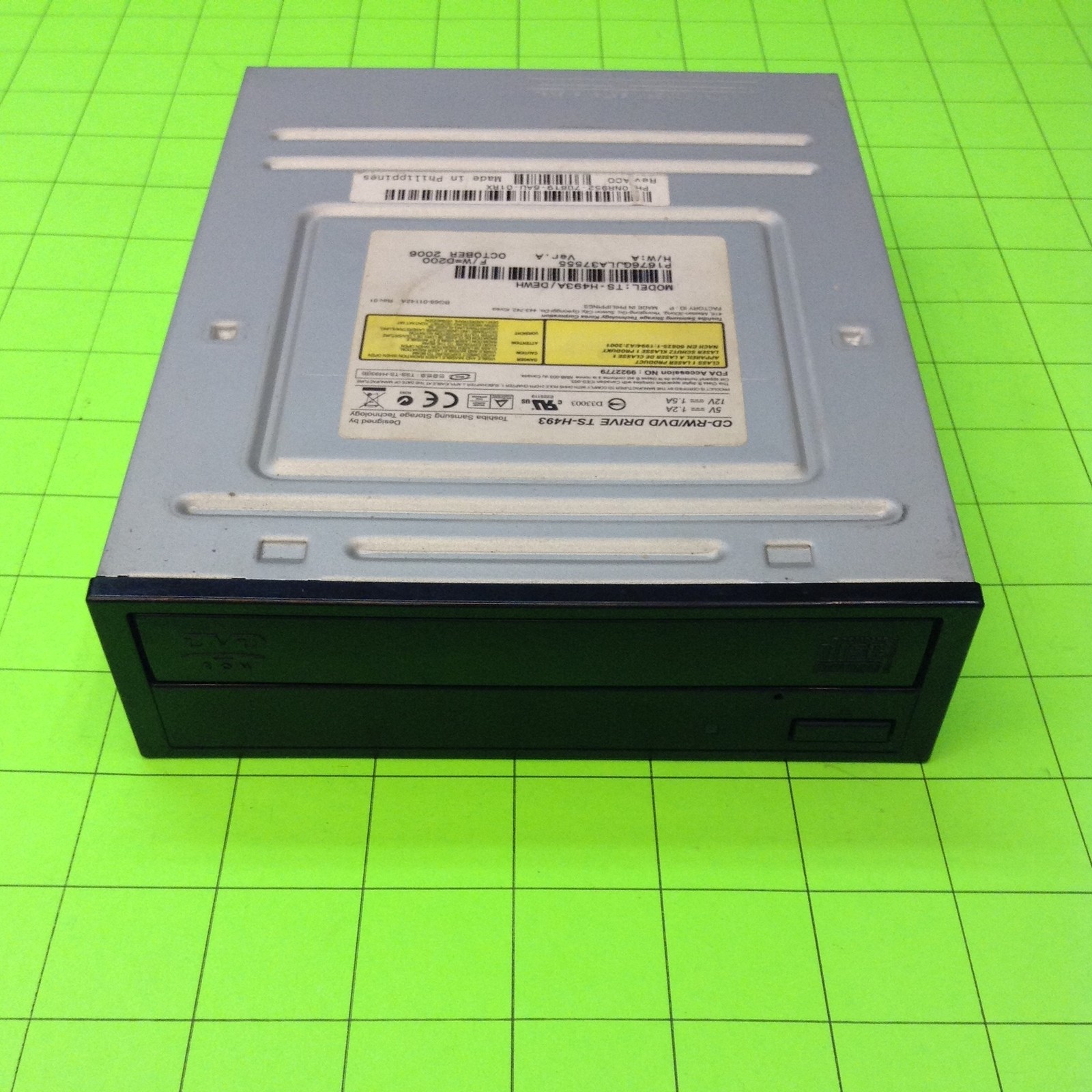 Toshiba Samsung Toshiba TS-H493A/Dewh PH-0NR952 CD-RW/DVD Drive SATA CD Optica