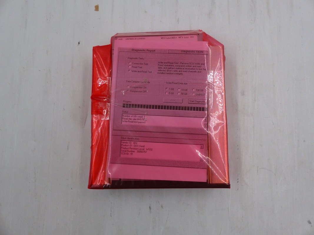 IBM EB642J#401 BRSLA-05A2-DC / DAT160 INTERNAL SAS TAPE DRIVE 5.25"