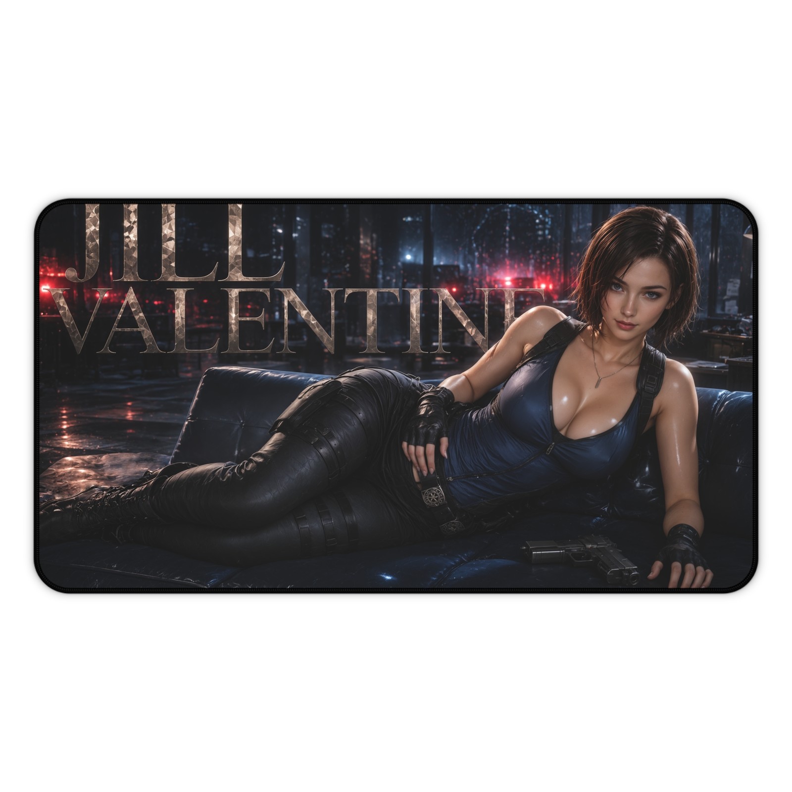 Jill Valentine Mouse Pad, Resident Evil XXL Gaming Desk Mat