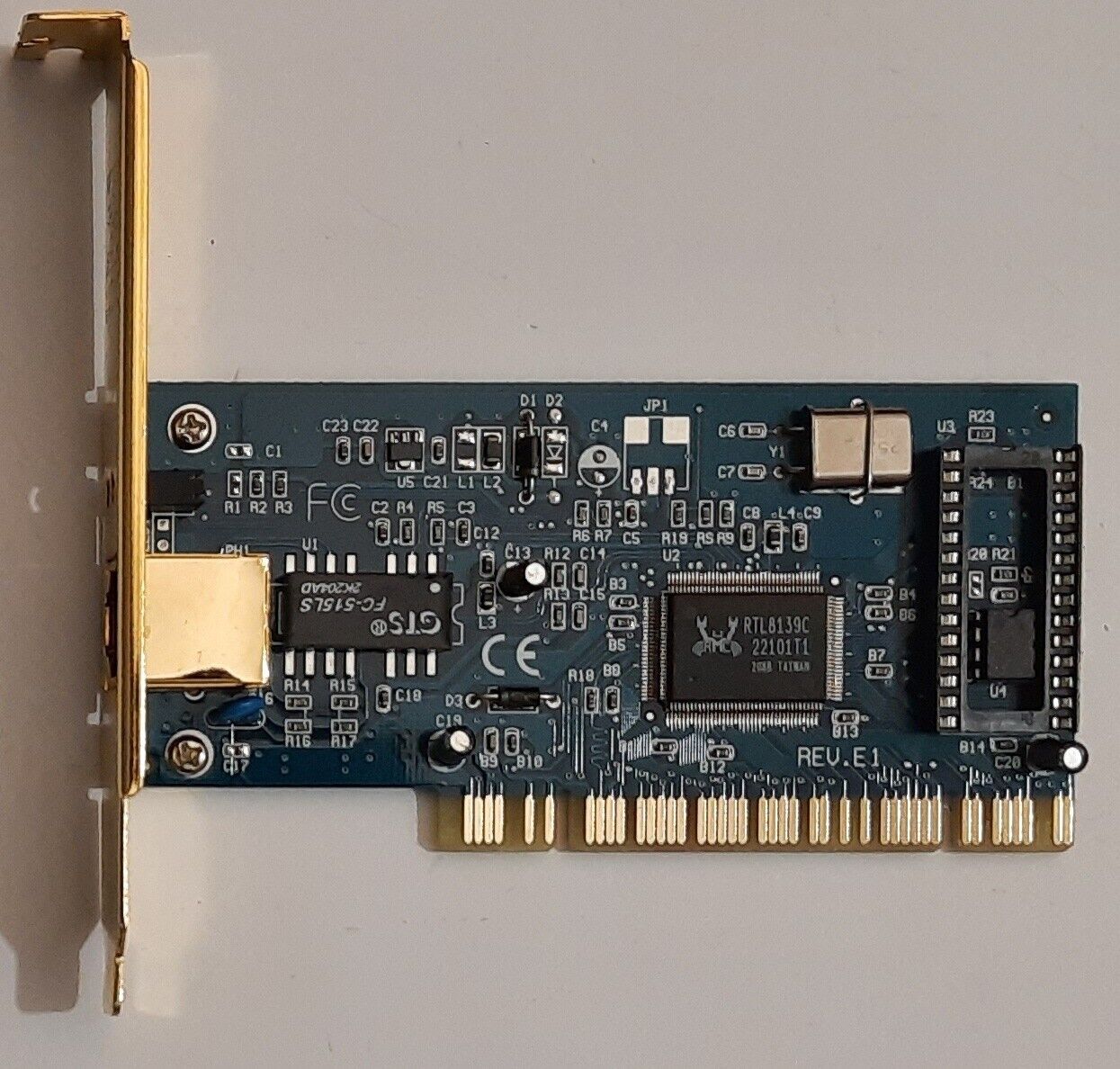 Fastline CS-23-550-02 PCI Network Card (Realtek RTL8139C, RJ45, Retro)