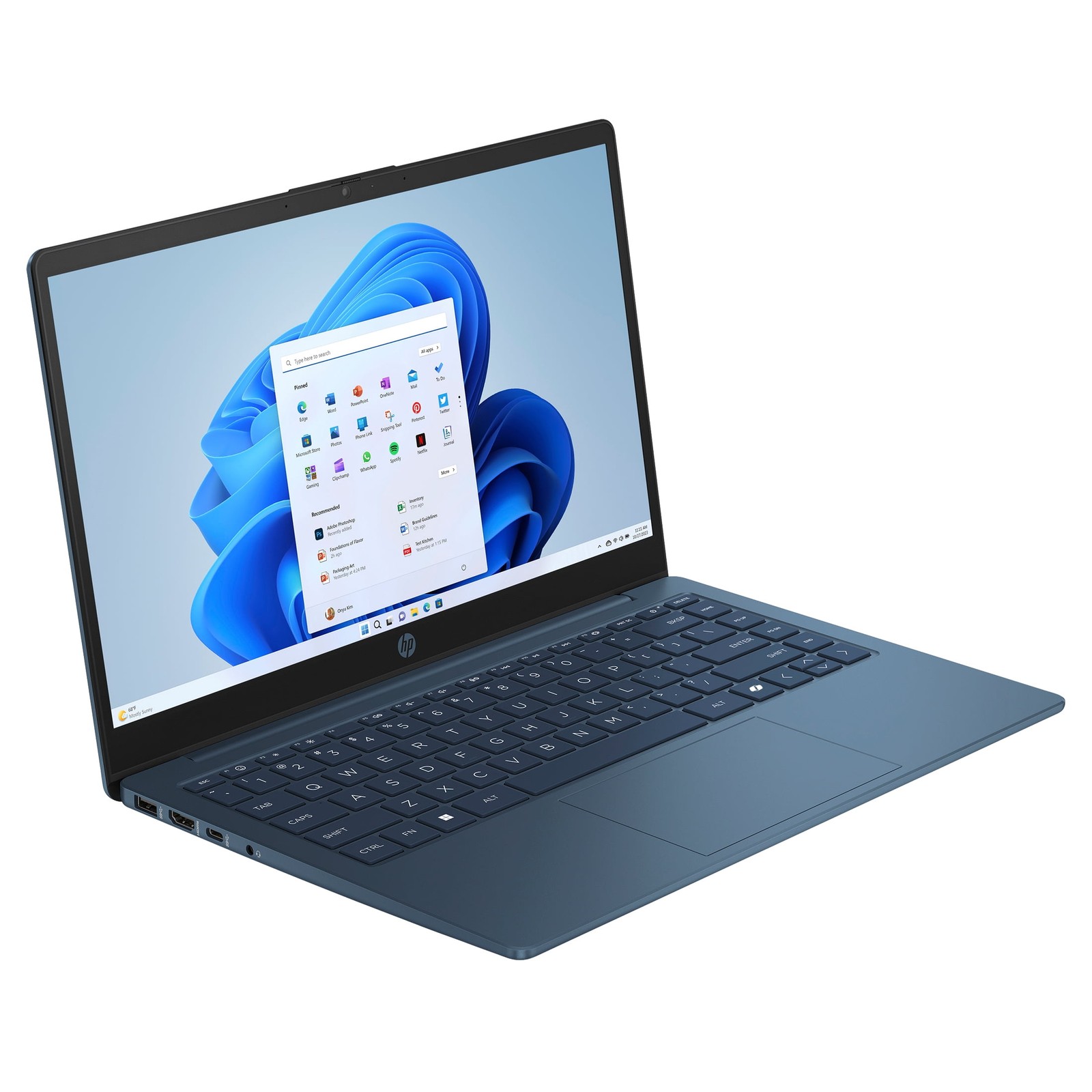 HP 14-ep2112wm 14" HD N150HP 0.8GHz Intel UHD Graphics 4GB RAM 128GB SSD Win 11