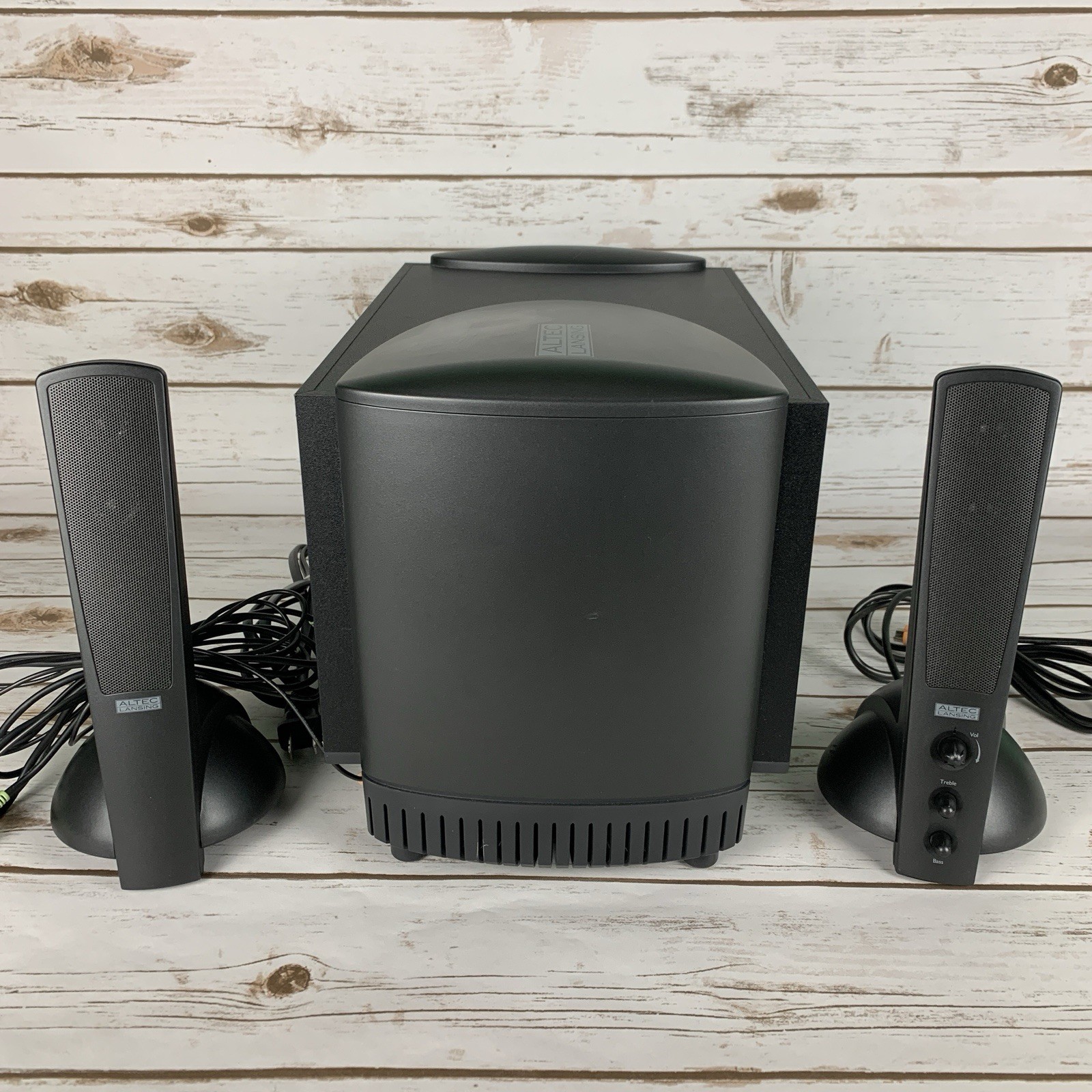 Altec Lansing ATP3 2.1 Computer Speaker System Powered Subwoofer Tested