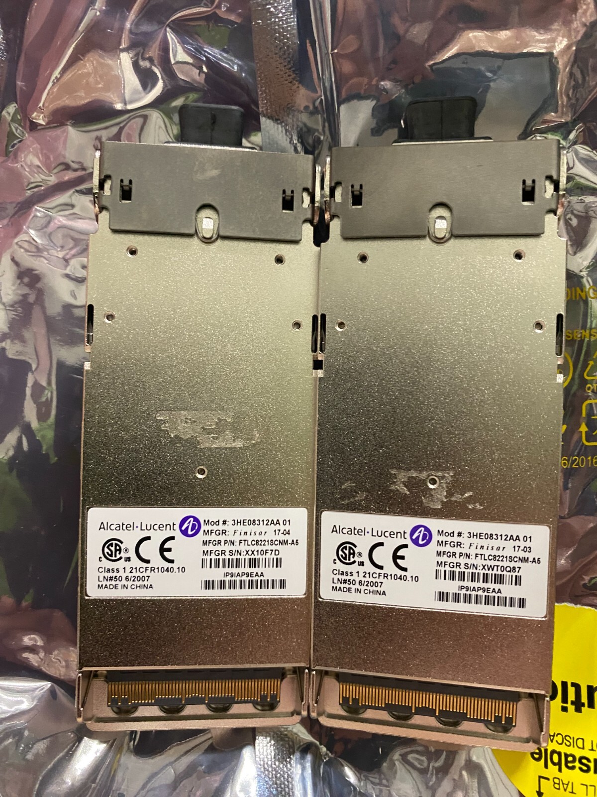 Lot of 2 Alcatel-Lucent 3HE08312AA IP9IAP9EAA