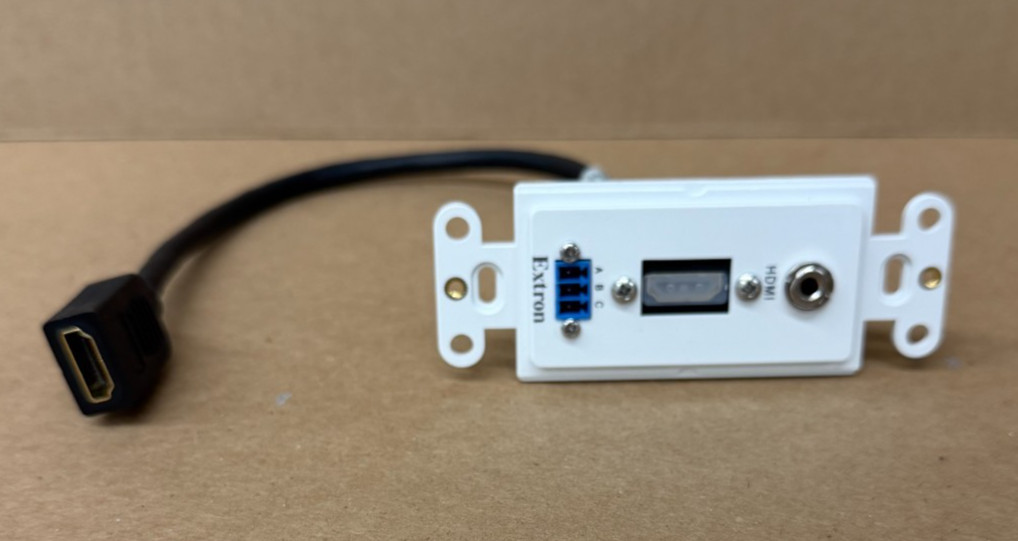 Extron WPD 150 A HDMI, VGA, Audio CS 70-766-33 Pass Through Wall Plate 