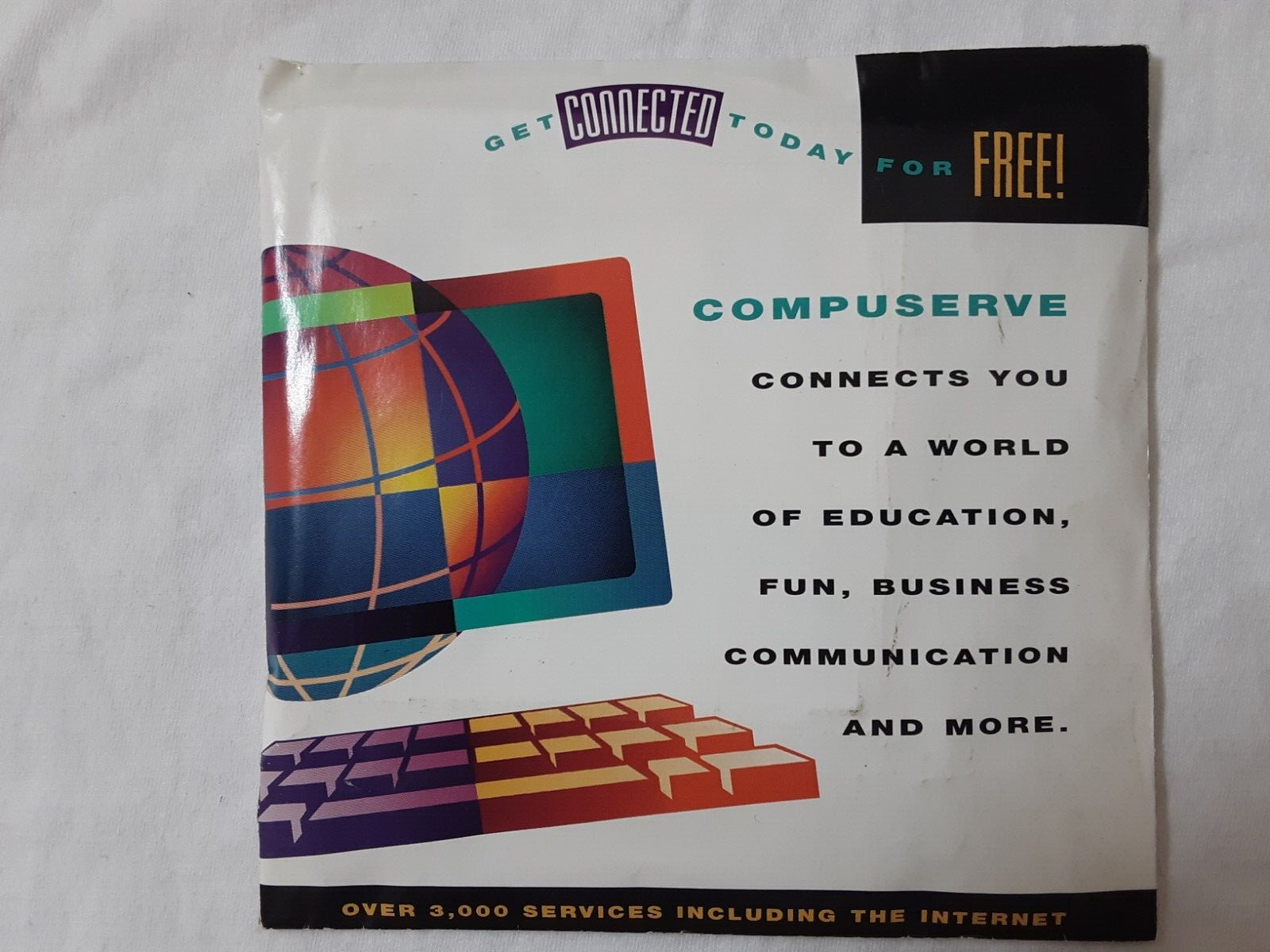 CompuServe Internet 3.5 inch disc retro 1995 -  sealed package RARE