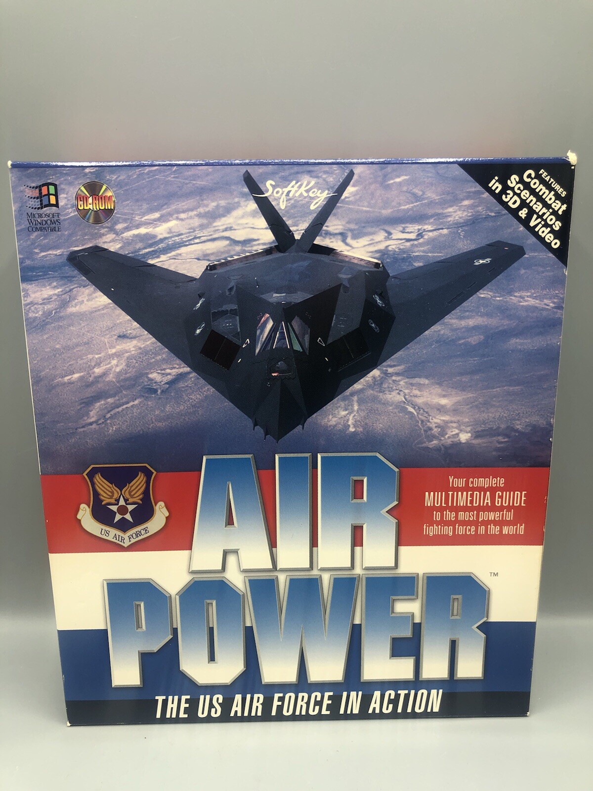 Vtg 1995 AIR POWER The US Air Force in Action PC-CD for Windows NEW IN BOX