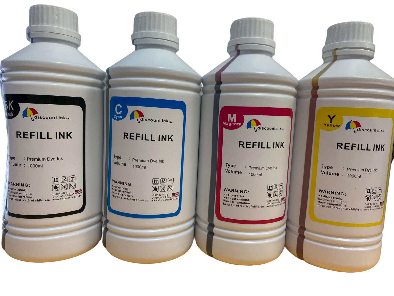 4X1000ML Ink refills CANON imagePROGRAF TC-20 TC-20M PFI-050