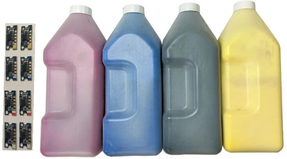 4kg NEW PREMIUM COMPATIBLE TONER REFILL KONICA MINOLTA MagiColor 8650 + 8 CHIPS