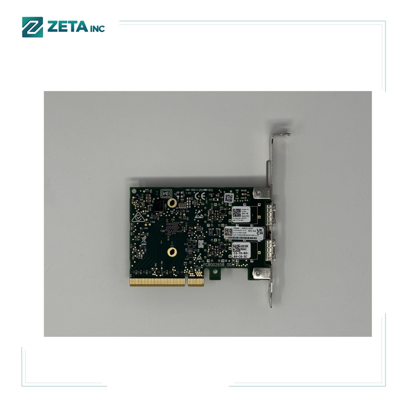 Dell Mellanox ConnectX-6 DP 25Gb SFP28 MCX631102AN NIC Adapter 6XJXK