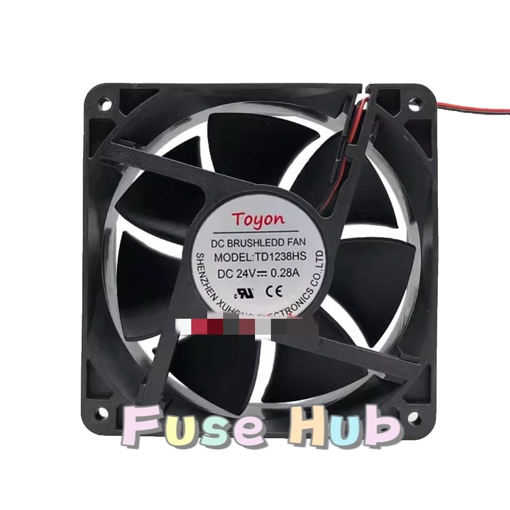1PC New Toyon TD1238HS DC24V 0.28A Inverter Cooling Fan Fast Shipping
