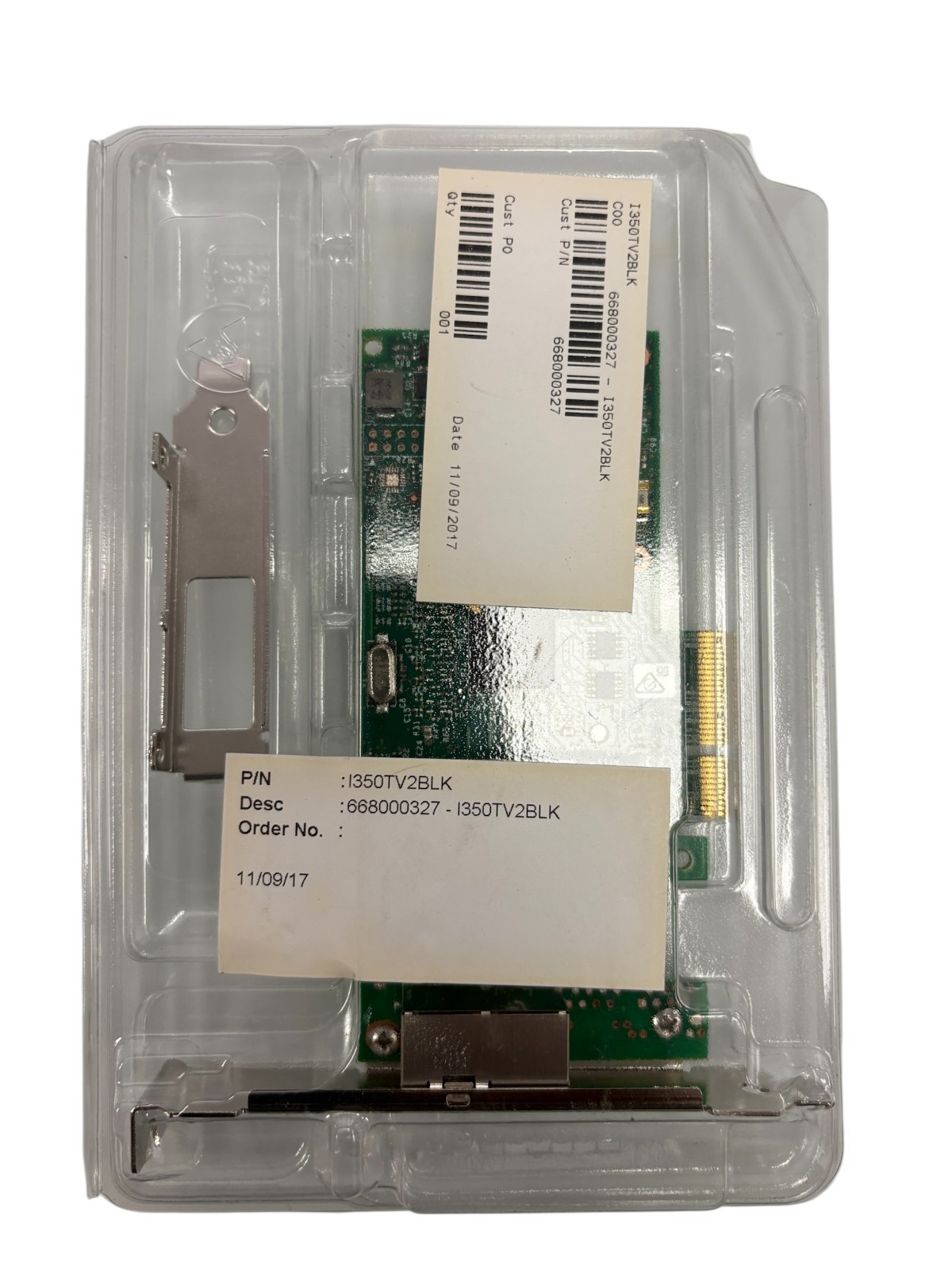 Intel (I350TV2BLK) Dual Port Ethernet Server Adapter