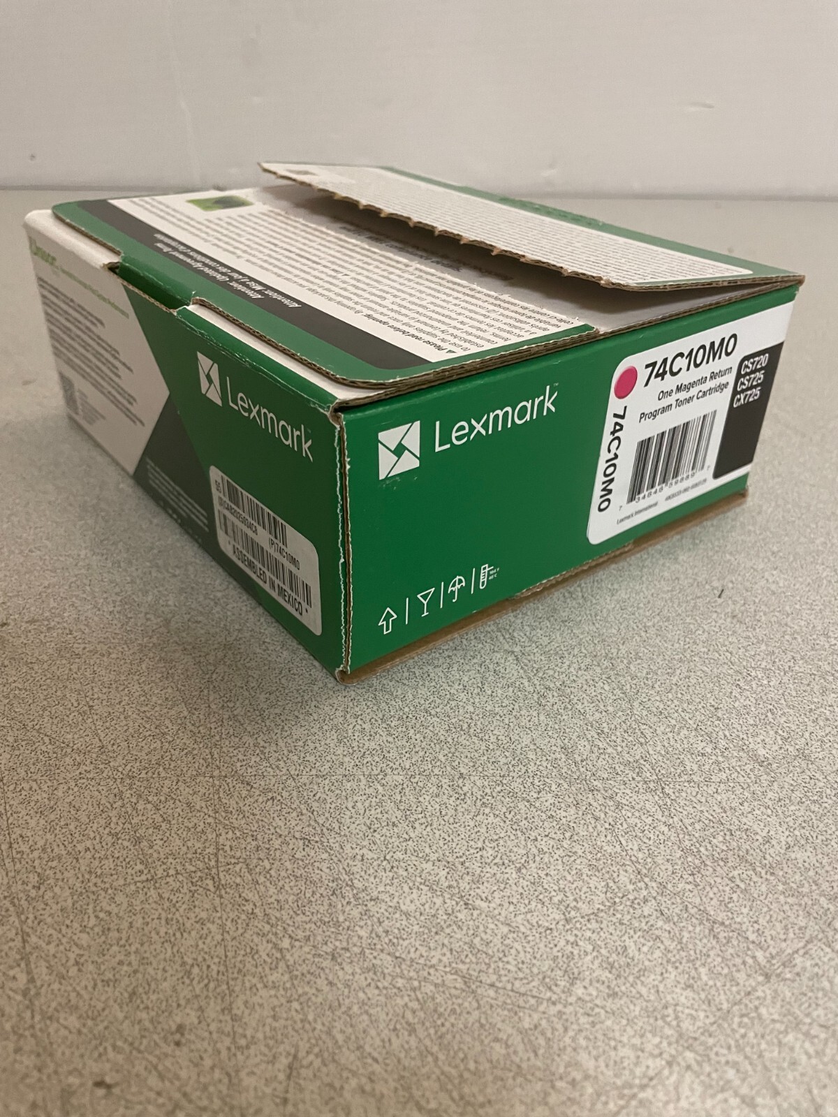 Genuine Lexmark 74C10M0 Magenta Standard-Yield Toner Cartridge CS720 CS725 CX725