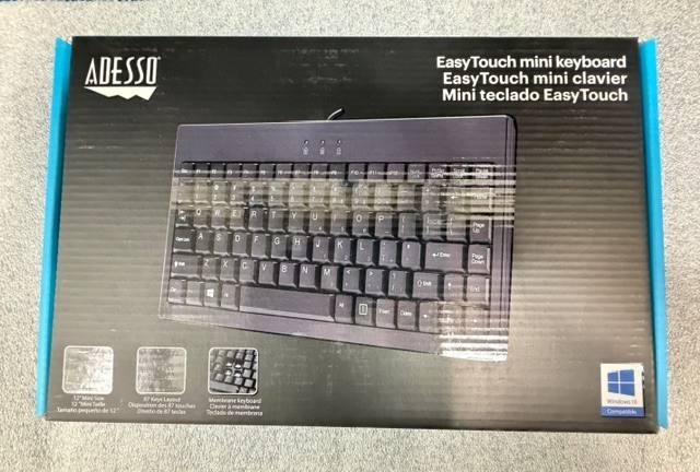 Adesso Easy Touch Mini Keyboard (AKB-110B) 