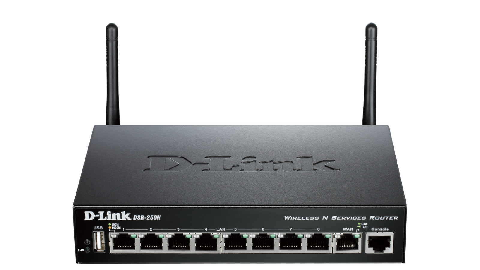 D-Link, 250 Mbps 8-Port 10-Gigabit Wireless N Router - DSR-250N