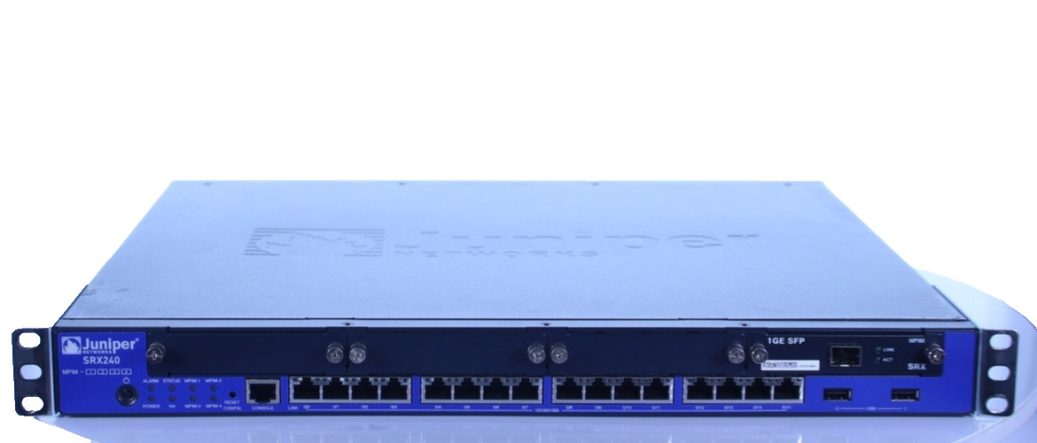 Juniper SRX240 Services Gateway Firewall 16-Port 1GE SFP Security Appliance