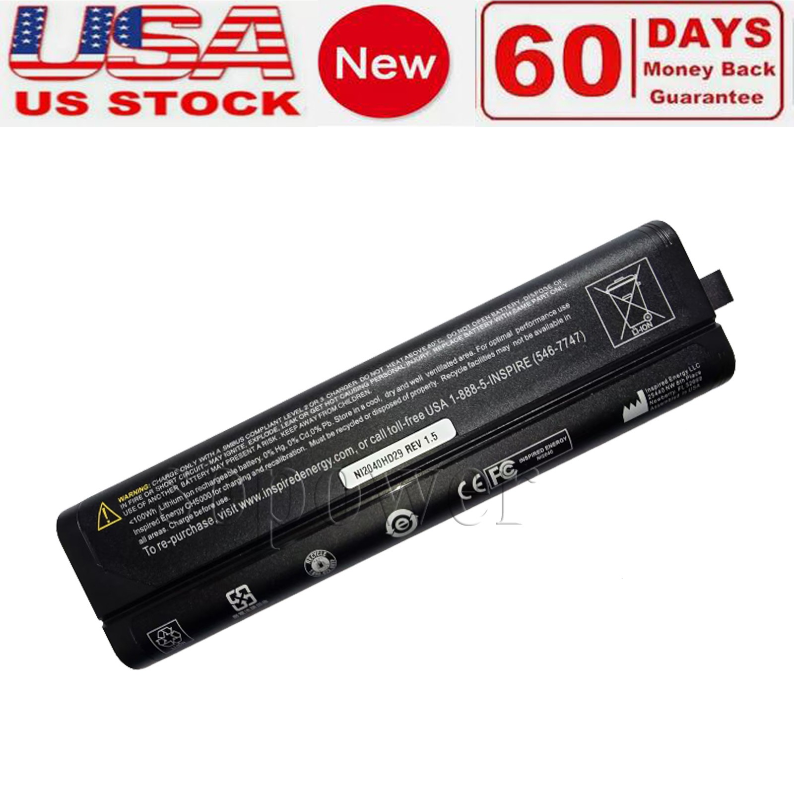 10.8V 7800mAh NI2040HD29 Ni2040 NI2040JD29 battery for Oscor Green 24G