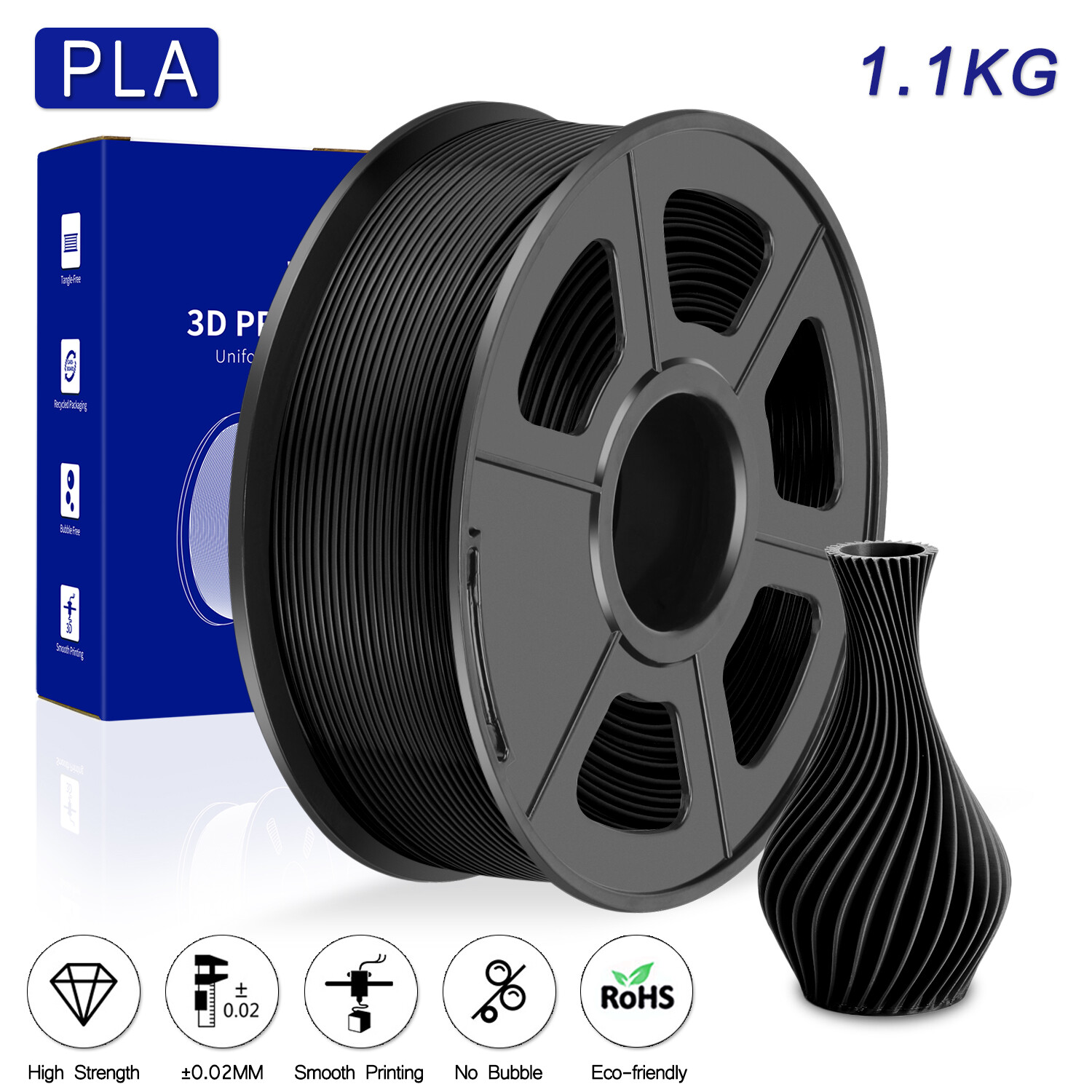 〔BUY 10 PAY 6〕JAYO PETG Matte PLA ASA PLA+ SILK ABS 1.1KG 1.75mm 3D Filament TPU