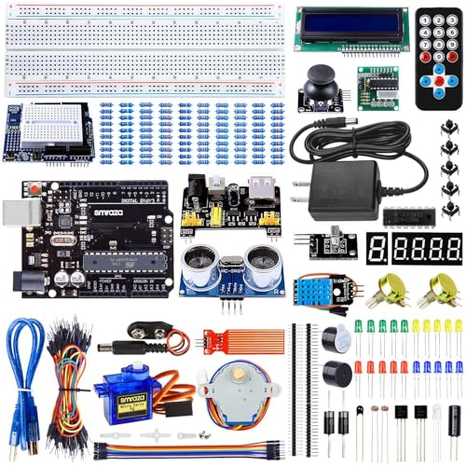 Smraza Super Starter Kit with Control Board, Breadboard for Arduino