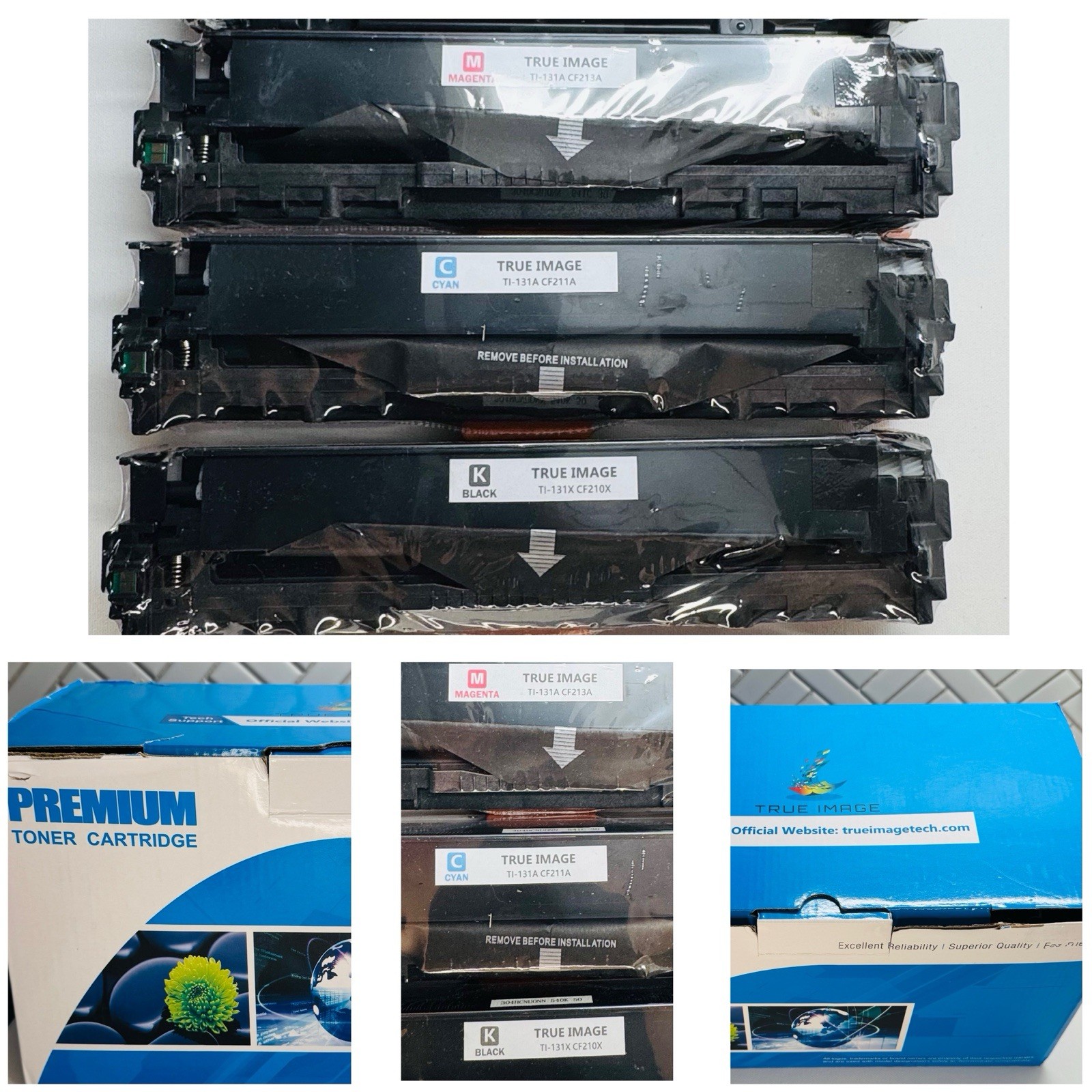 CF210X CF211A CF213A Toner Bundle – True Image HP LaserJet Pro 200 