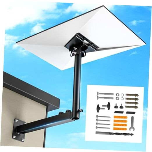 Starlink Gen 3 Mount, Heavy Duty Extension Pole Mount & Long Wall Mount with 0