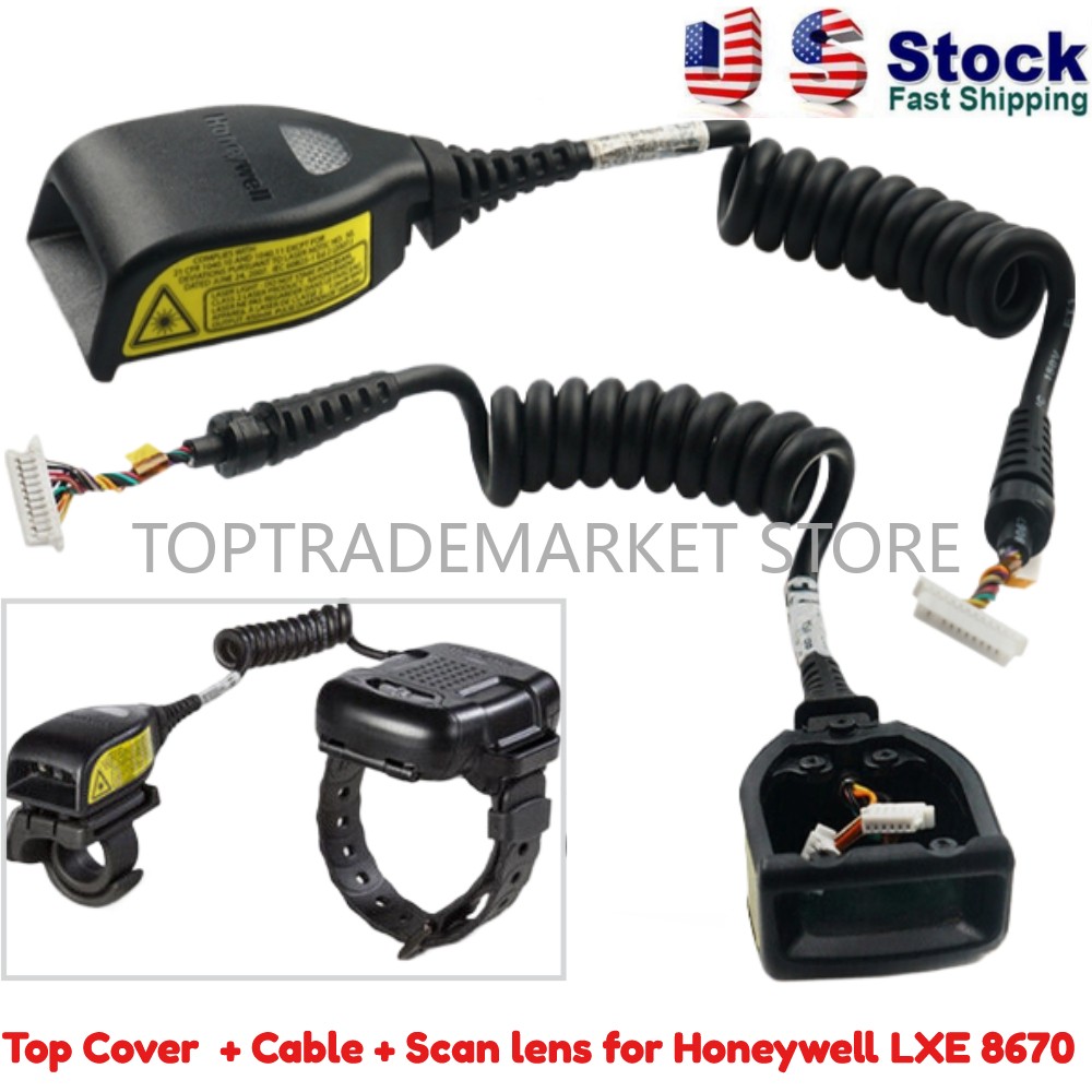 US Top Cover Housing with Cable & Scan lens for Honeywell LXE 8670 Ring Scanner