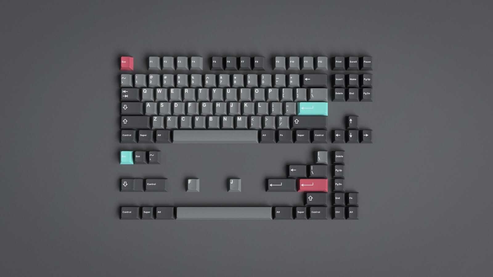 GMK MODERN DOLCH 2 KEYCAP SET (SEALED) - Standard Base Kit Keycaps