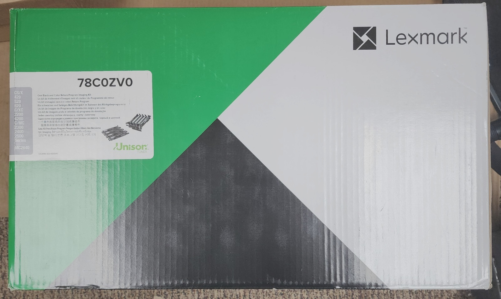 Lexmark New Sealed OEM 78C0ZV0 Black and Color Imaging Kit, 125,000 Page-Yield