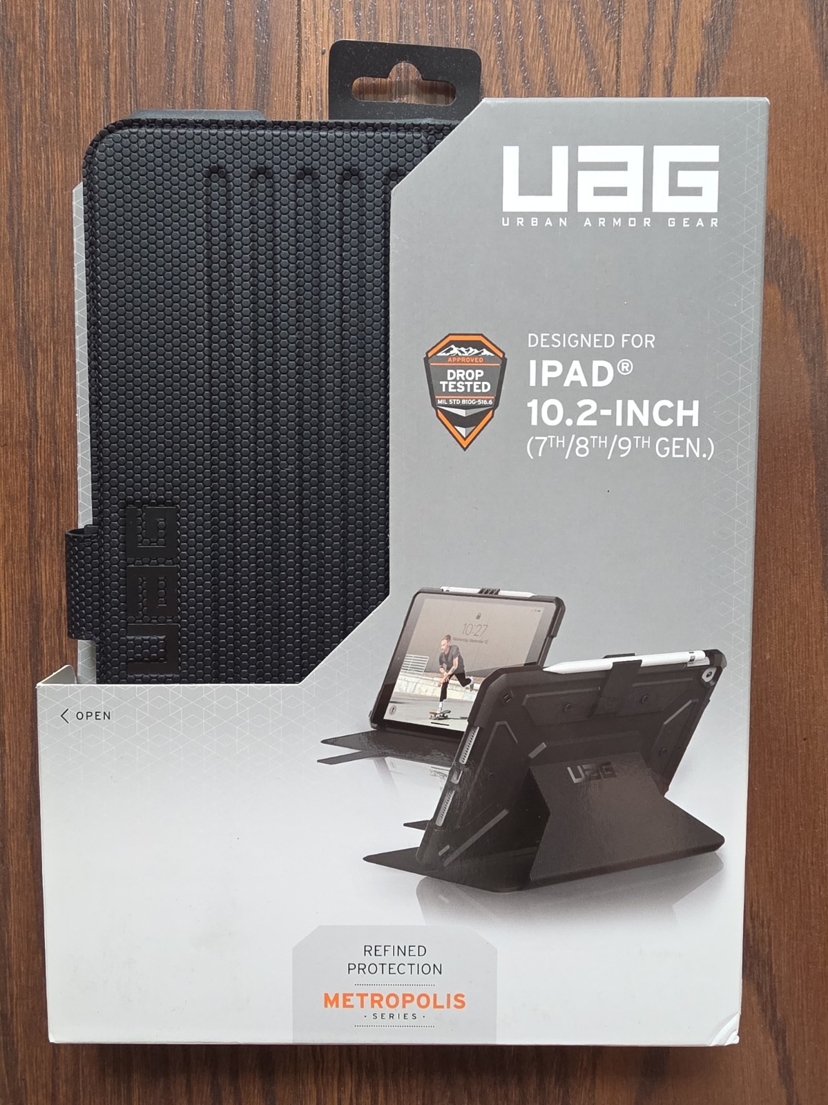 UAG Metropolis Series Case - iPad 10.2-inch (7th, 8th & 9th Gen) - Black Tablet