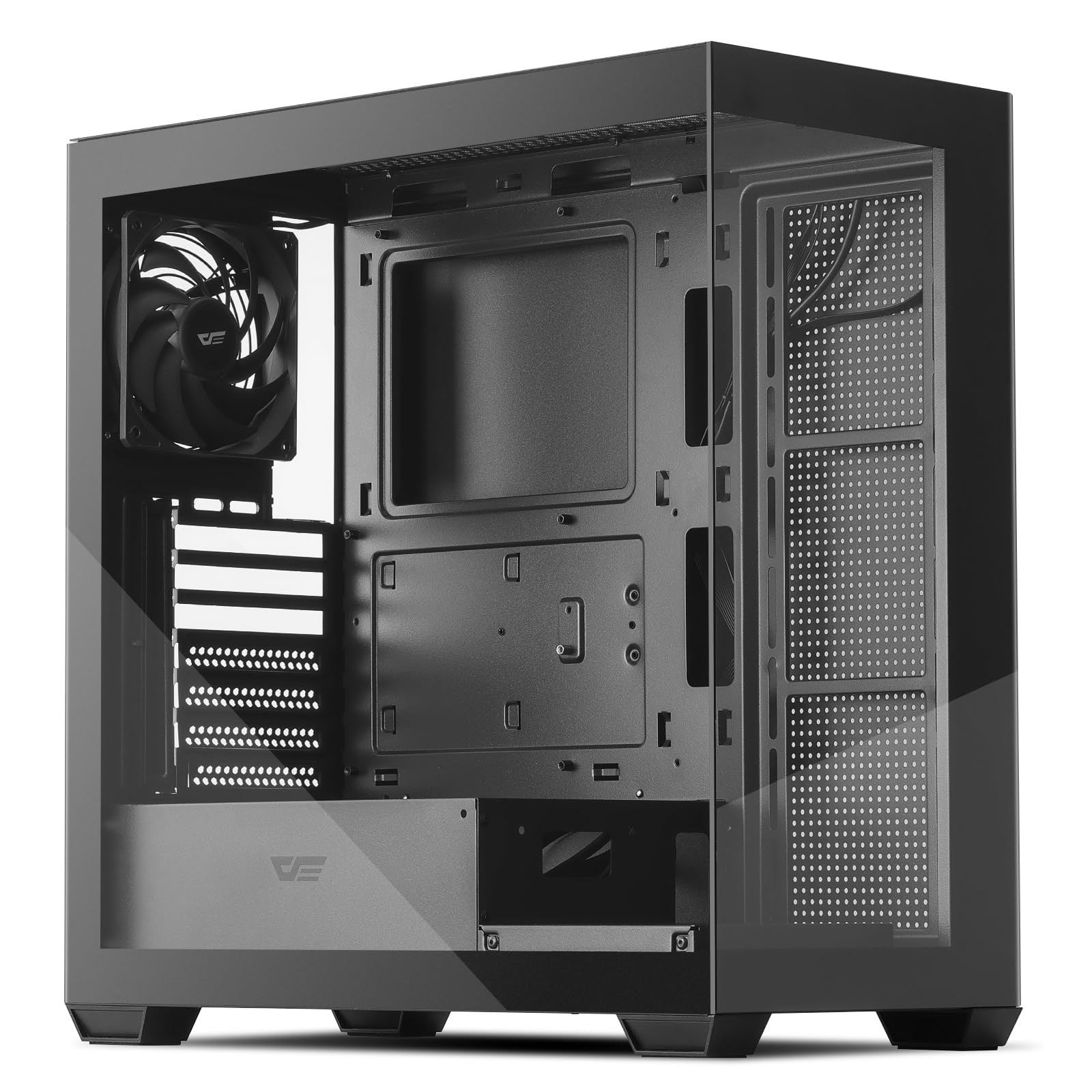 darkFlash ATX Mid-Tower PC Case, Pre-Install 1  C Port, Supports up to 360mm