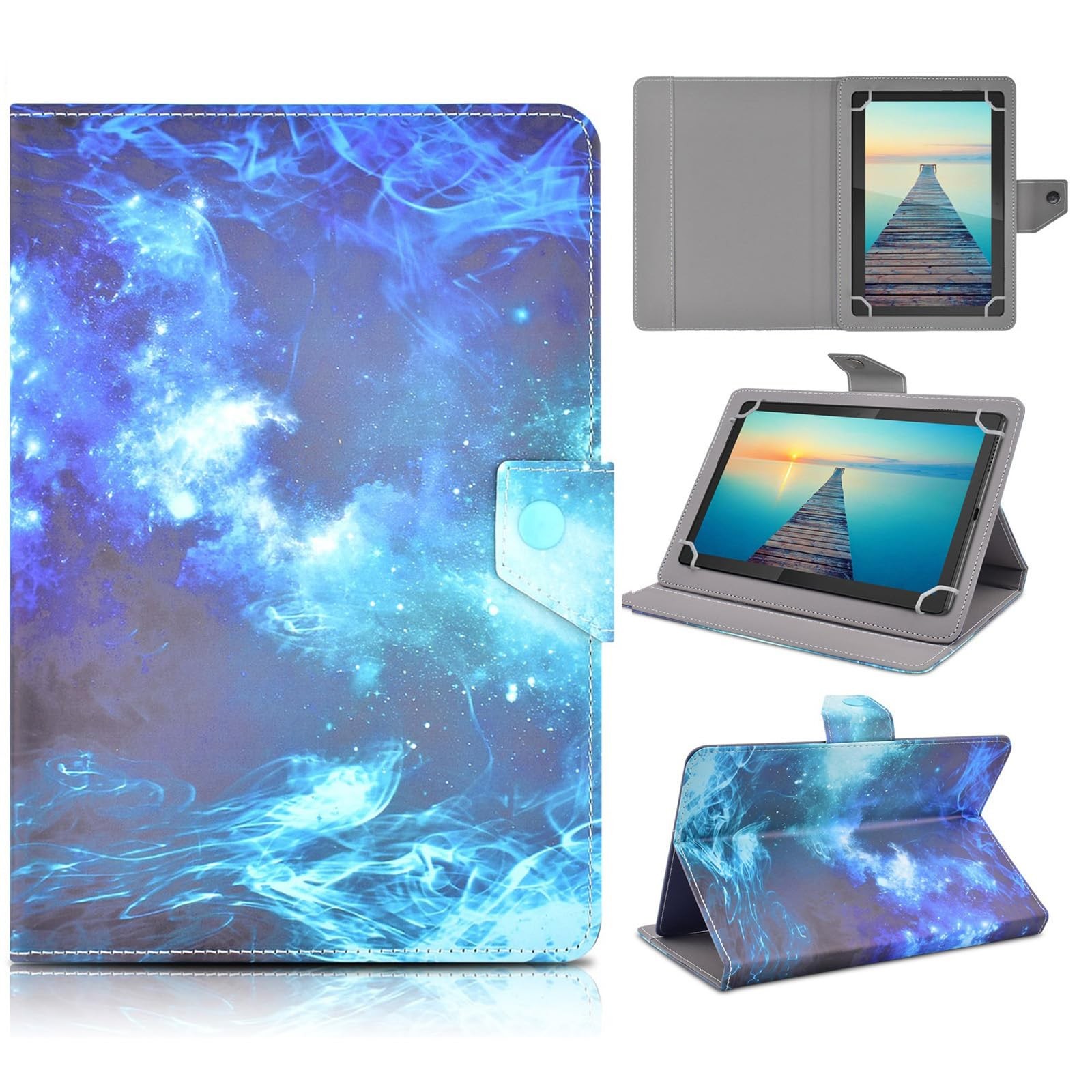 Universal 10.1 inch Tablet Case, 10 inch Tablet Cover, Travel Portable Protec...