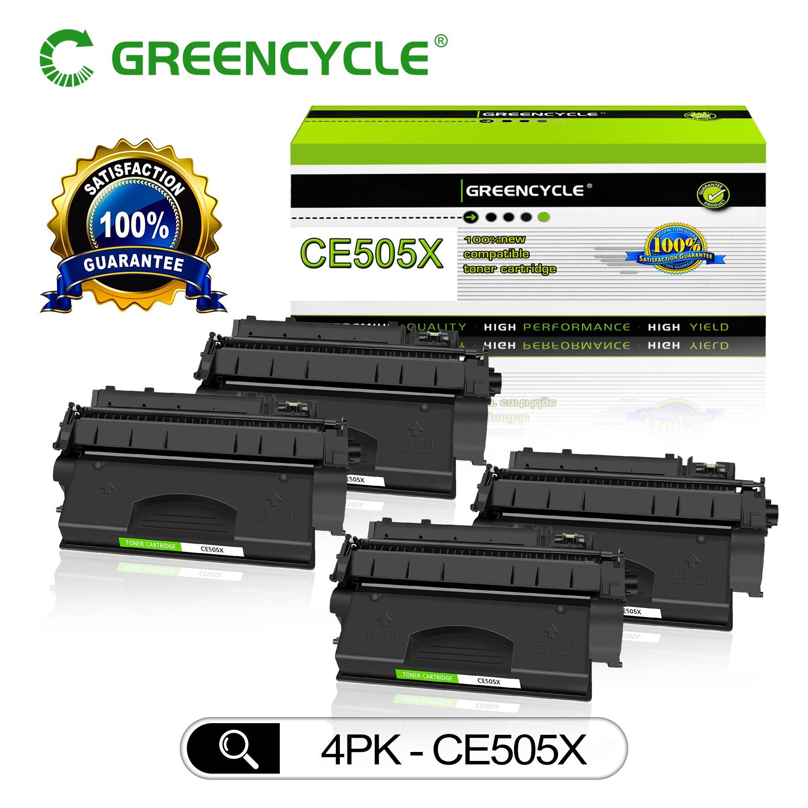 4PK CF280X 80X Black Mono Toner for HP M401dn M401n M425dn M401dne M401dw M425dw