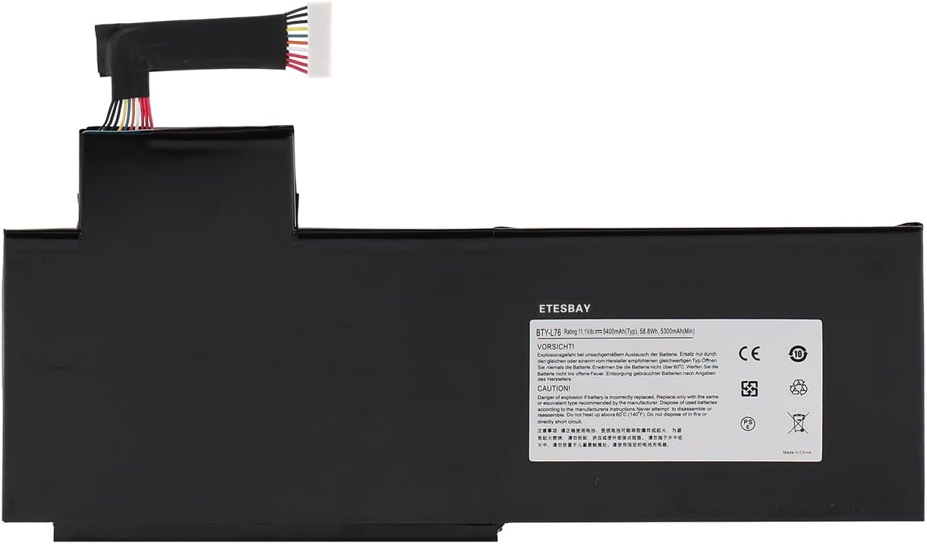 ETESBAY BTY L76 Laptop Battery Replacement for MSI GS70 MS 1771 MS 1772 MS 1774