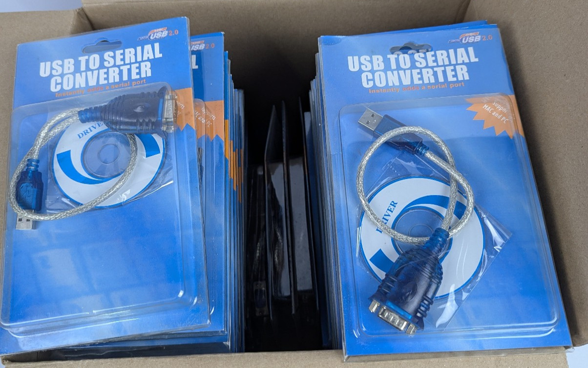 *LOT OF 32* USB To Serial Converter SBT-USC1M