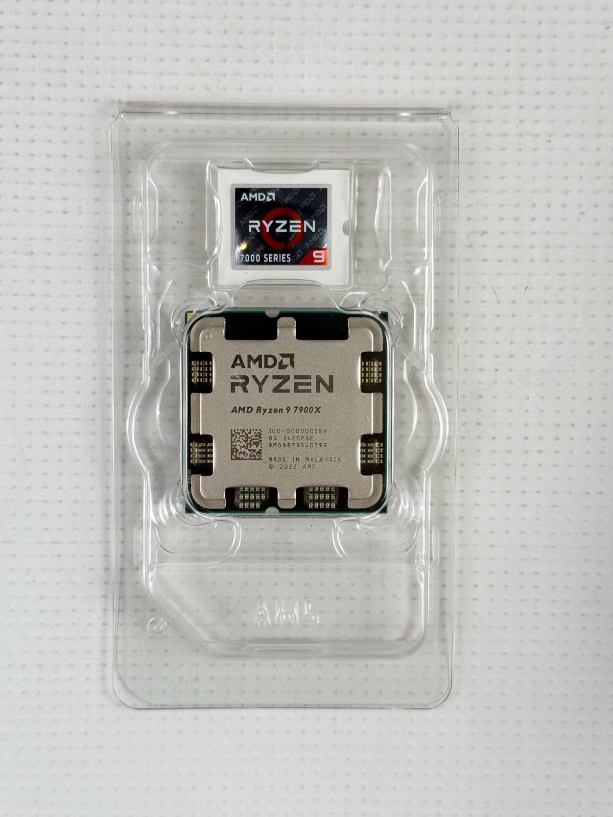 AMD Ryzen 9 7900x Processor (5.6 GHz, 12 Cores, LGA 1718/Socket AM5) Tray -...