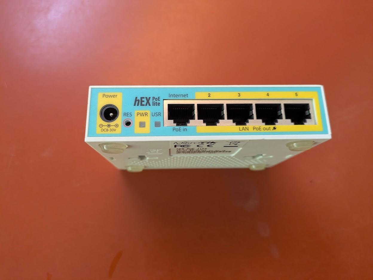 Mikrotik hEX PoE lite RB750UPr2 SOHO Router RouterOS L4 with 5X ethernet G2U