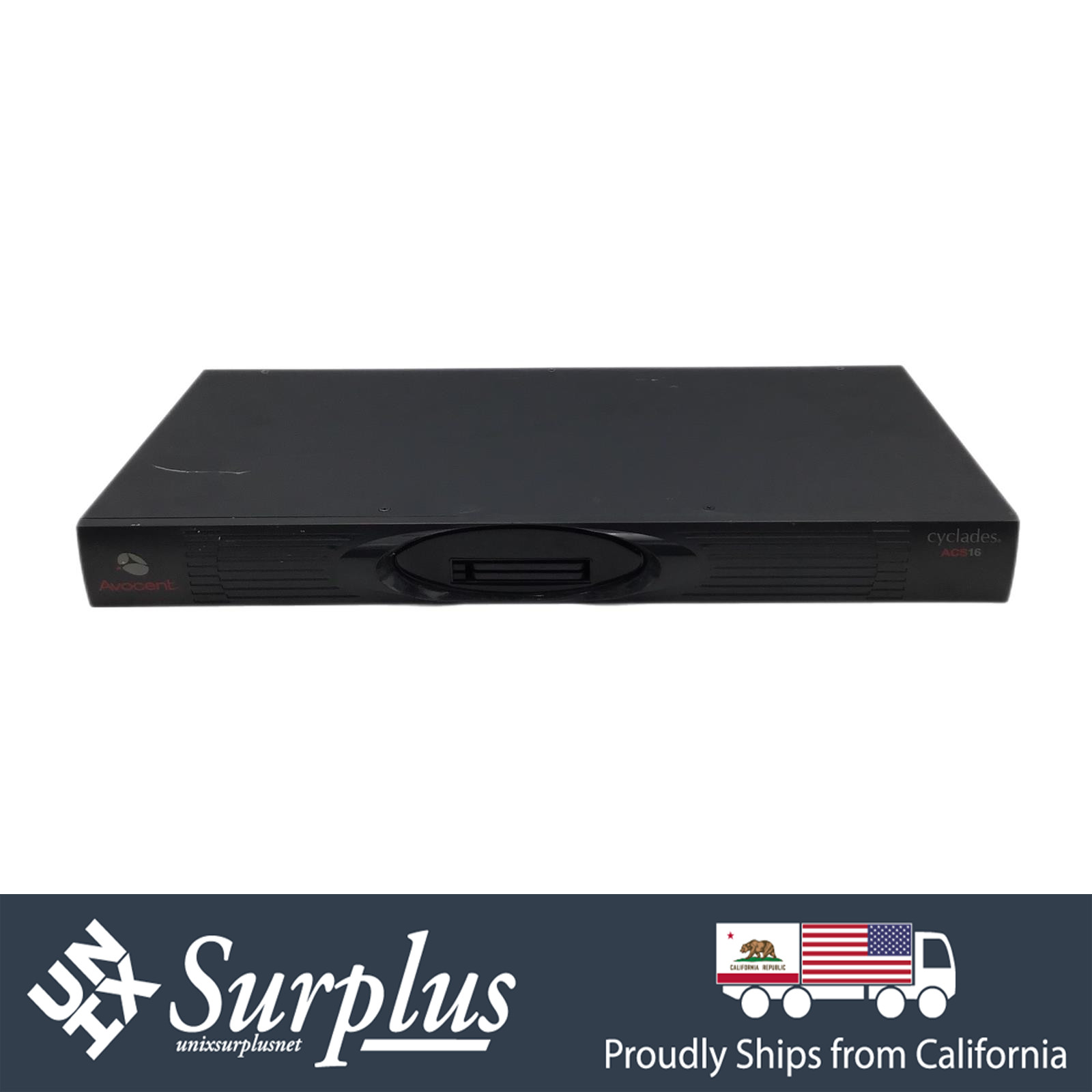 Avocent Cyclades 16 Port RJ45 Serial Console Remote Access Terminal Dual PSU