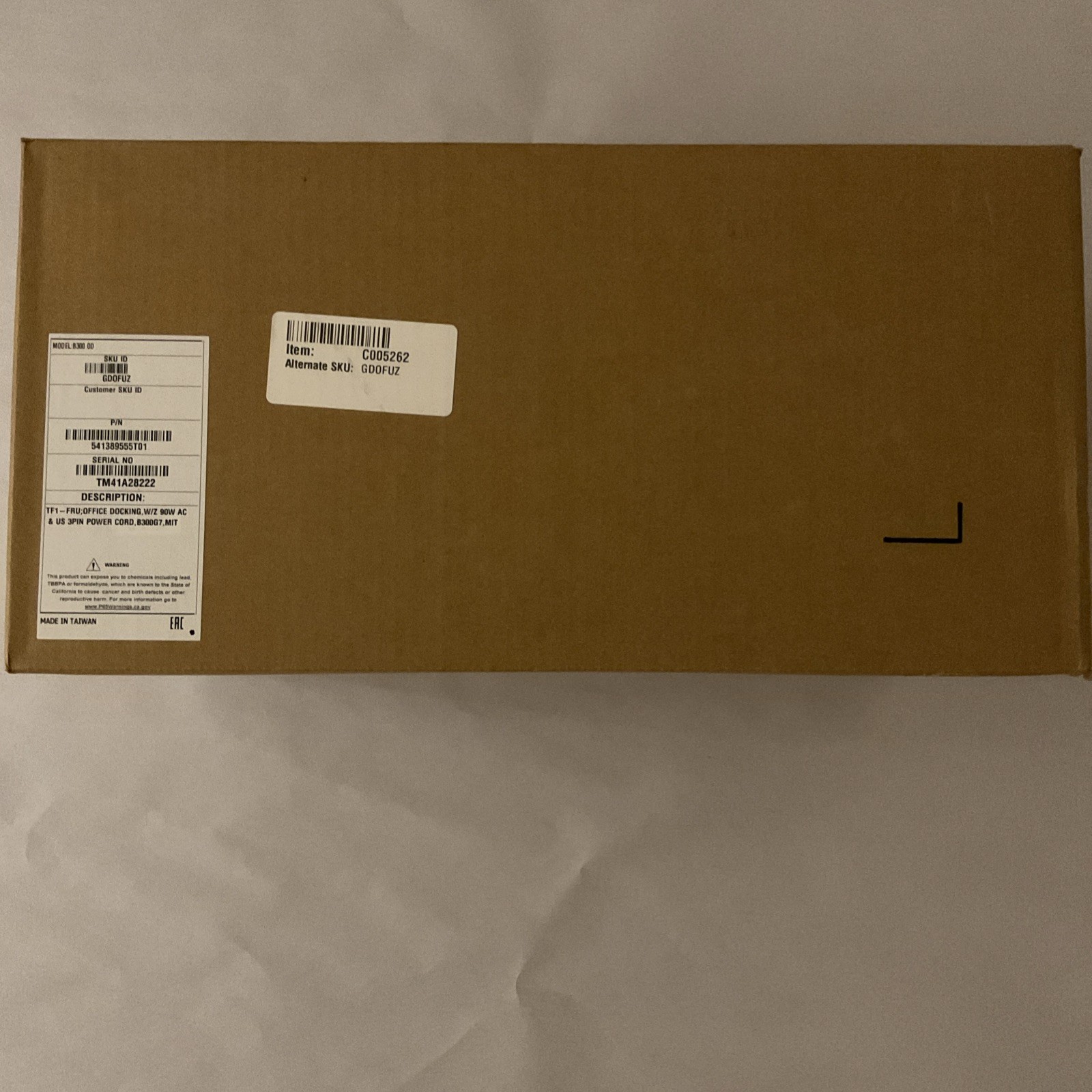 NEW Factory Sealed Getac Office Dock GDOFU2 Docking station - for Getac B300 OD