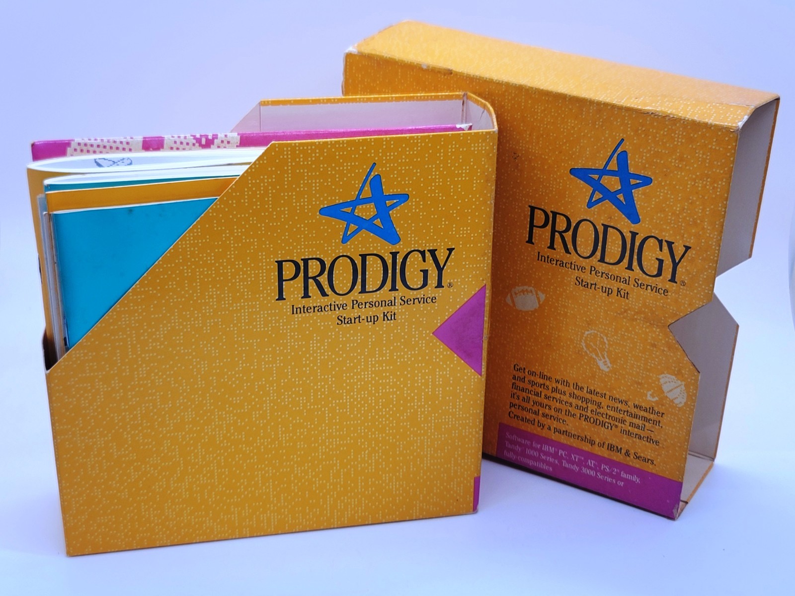 Vintage Prodigy Interactive Personal Service Start-Up Kit V2.1 1989 - IBM Tandy