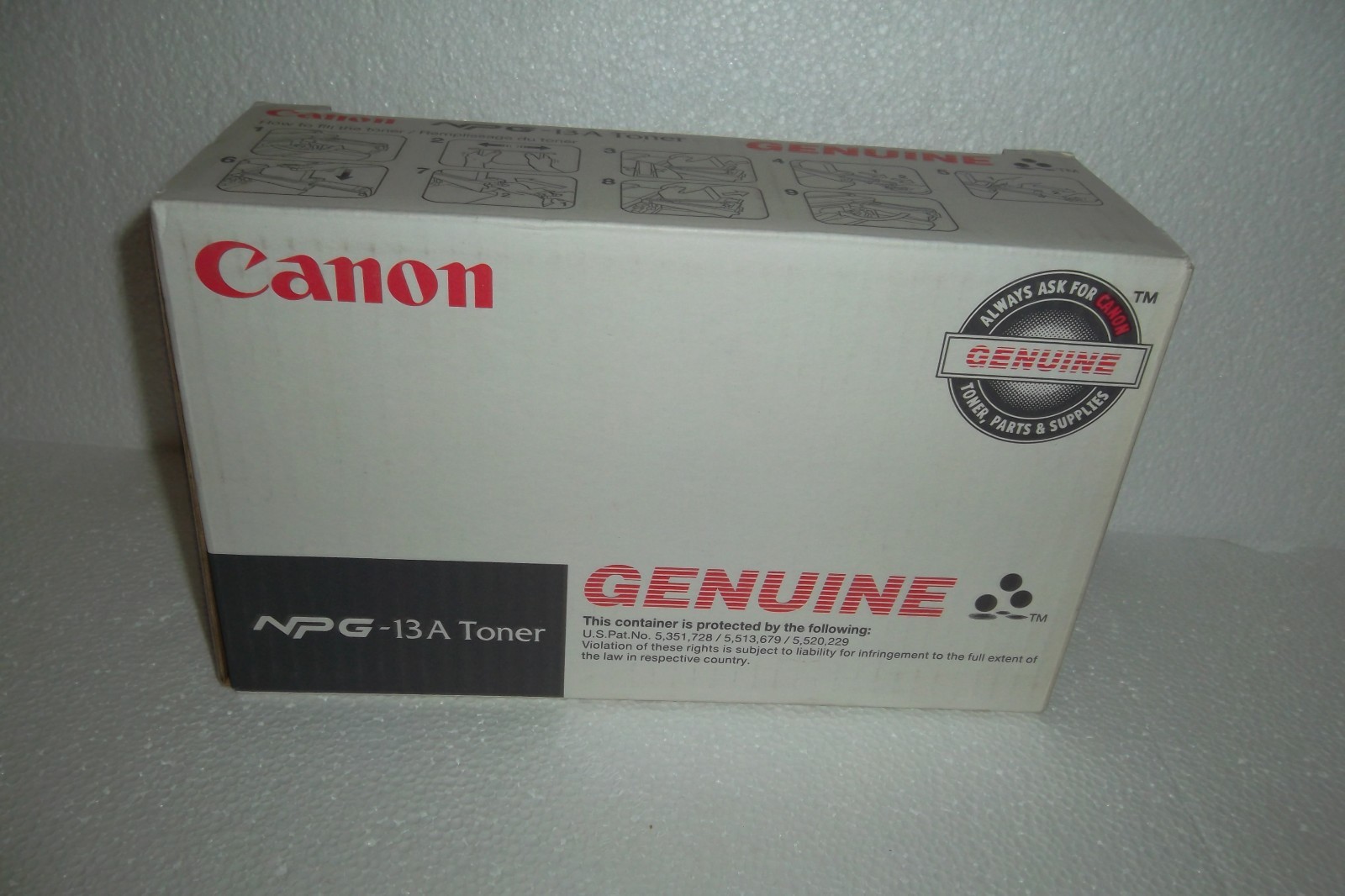 Canon OEM NPG-13A Black Toner Cartridge 9.5K NP6035 NP6230 1384A011AA NPG-13 NEW