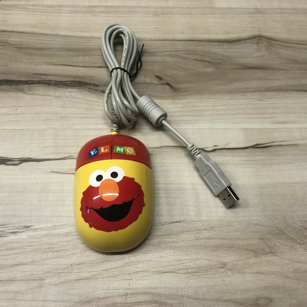 Vintage ELMO Sesame Street USB Optical Computer Mouse ~ New Open Box