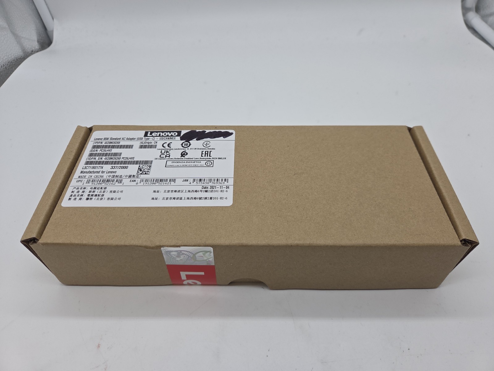 NEW Genuine Lenovo 65W USB-C Type-C Laptop Charger Power Supply Adapter