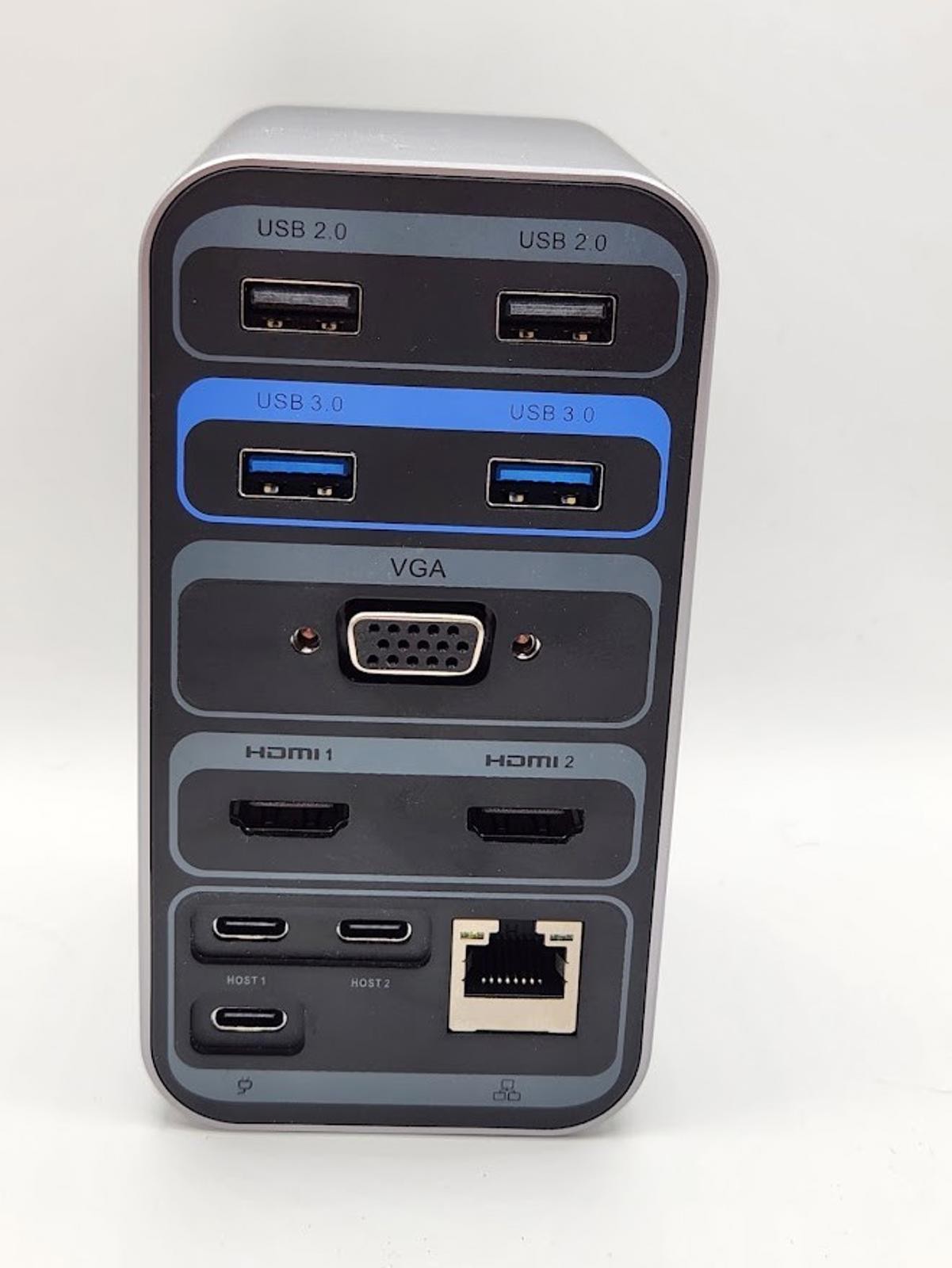 TobenONE USB-C Dock 13-in-2 Dual MacBook Display Hub – 2×4K HDMI, PD