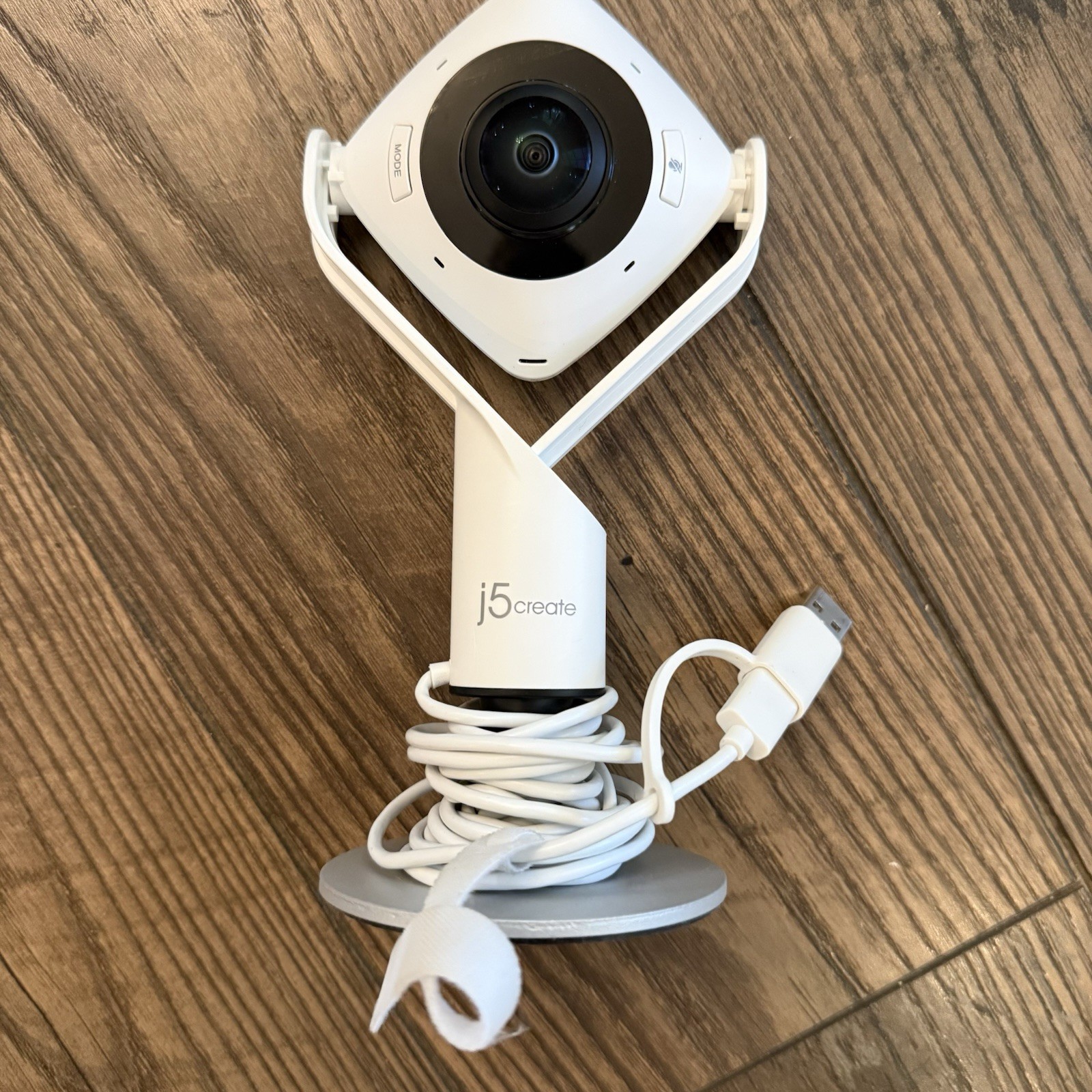 j5create JVCU360 360° Meeting Webcam 1080P HD Camera w/ Microphone Tested Works